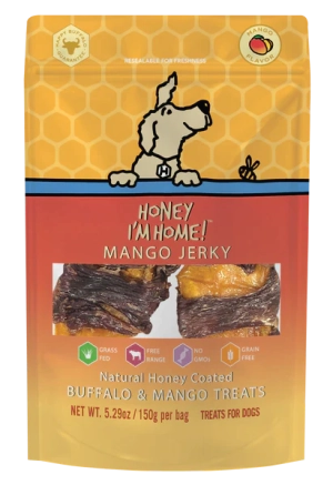 All American Pets Honey I'm Home MANGO JERKY