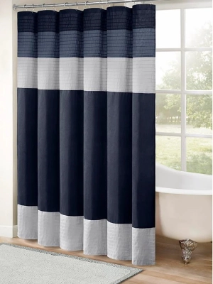 Amherst Faux Silk Shower Curtain