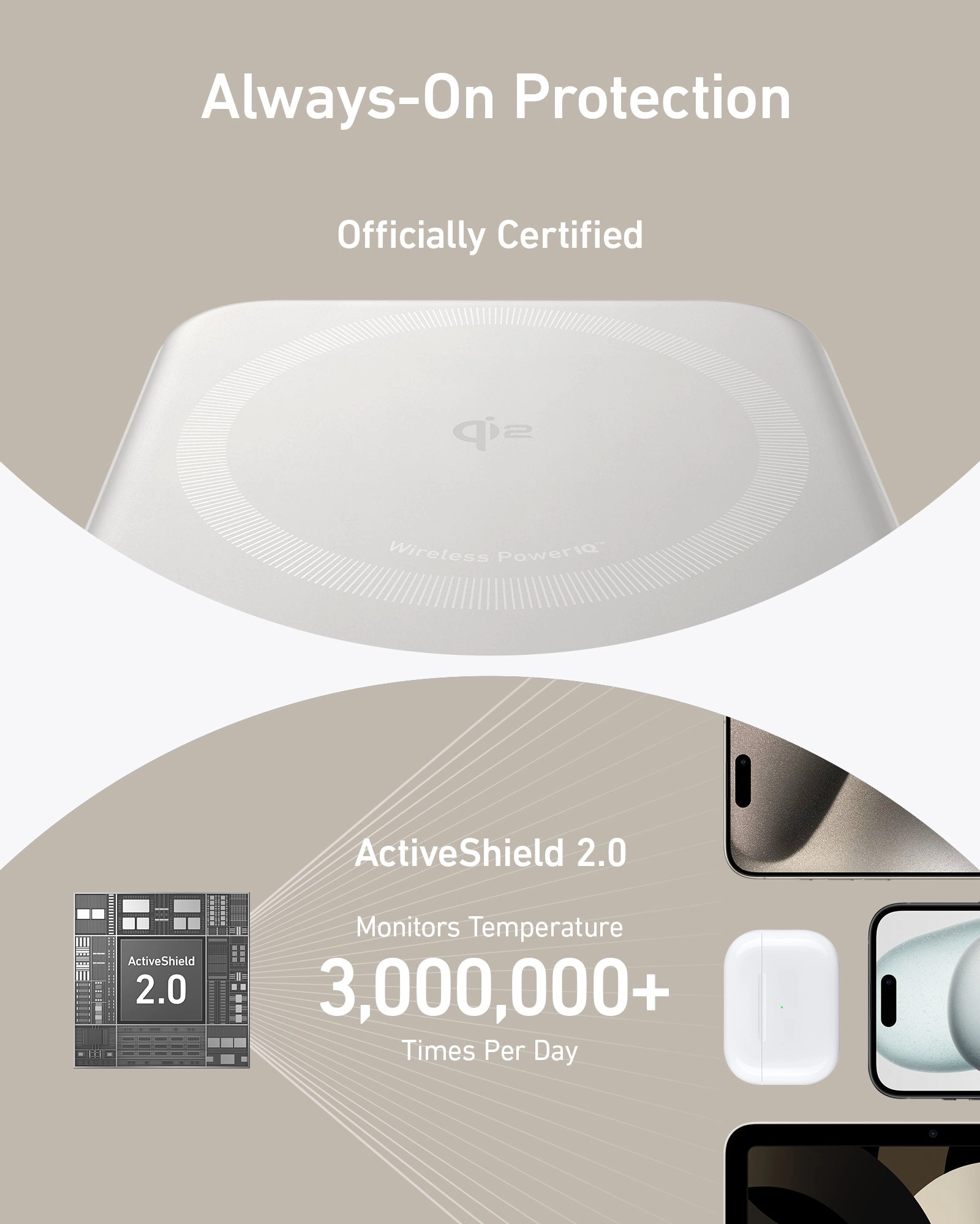 Anker MagGo Power Bank (10K) and Anker MagGo Wireless Charging Station (3-in-1, Foldable Pad)