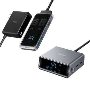 Anker Prime Charger (250W, 6 Ports, GaNPrime) and Charging Station (8-in-1, 240W)