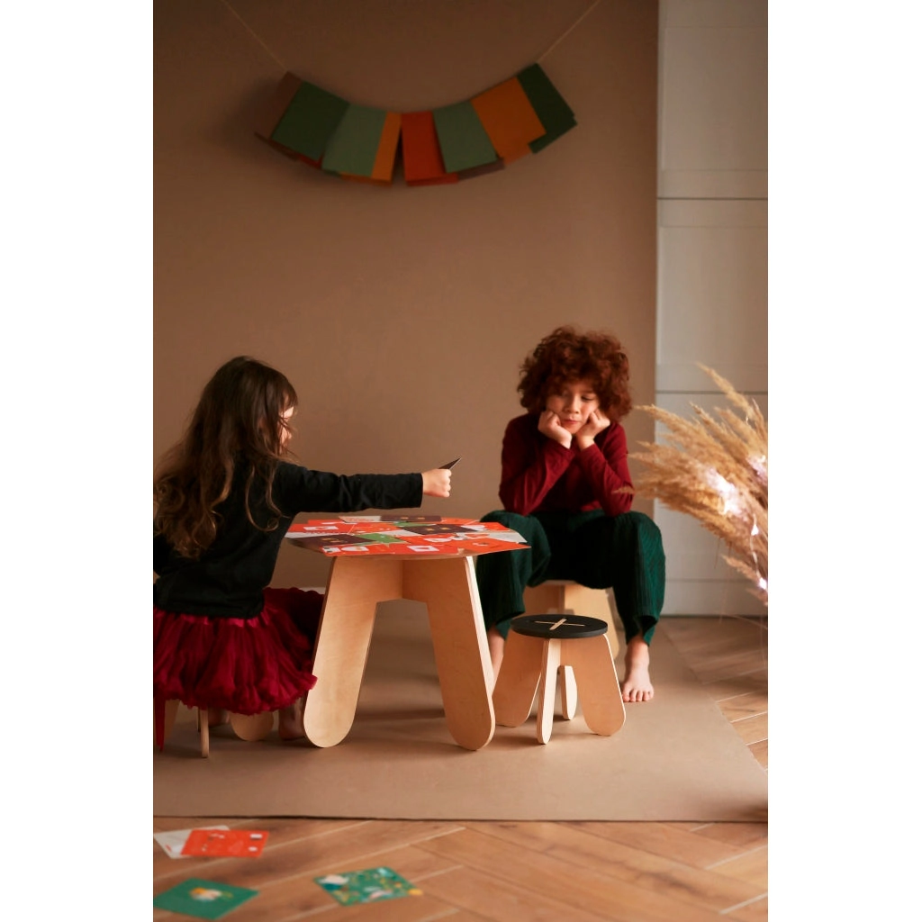 babai Table Wooden Children Natural