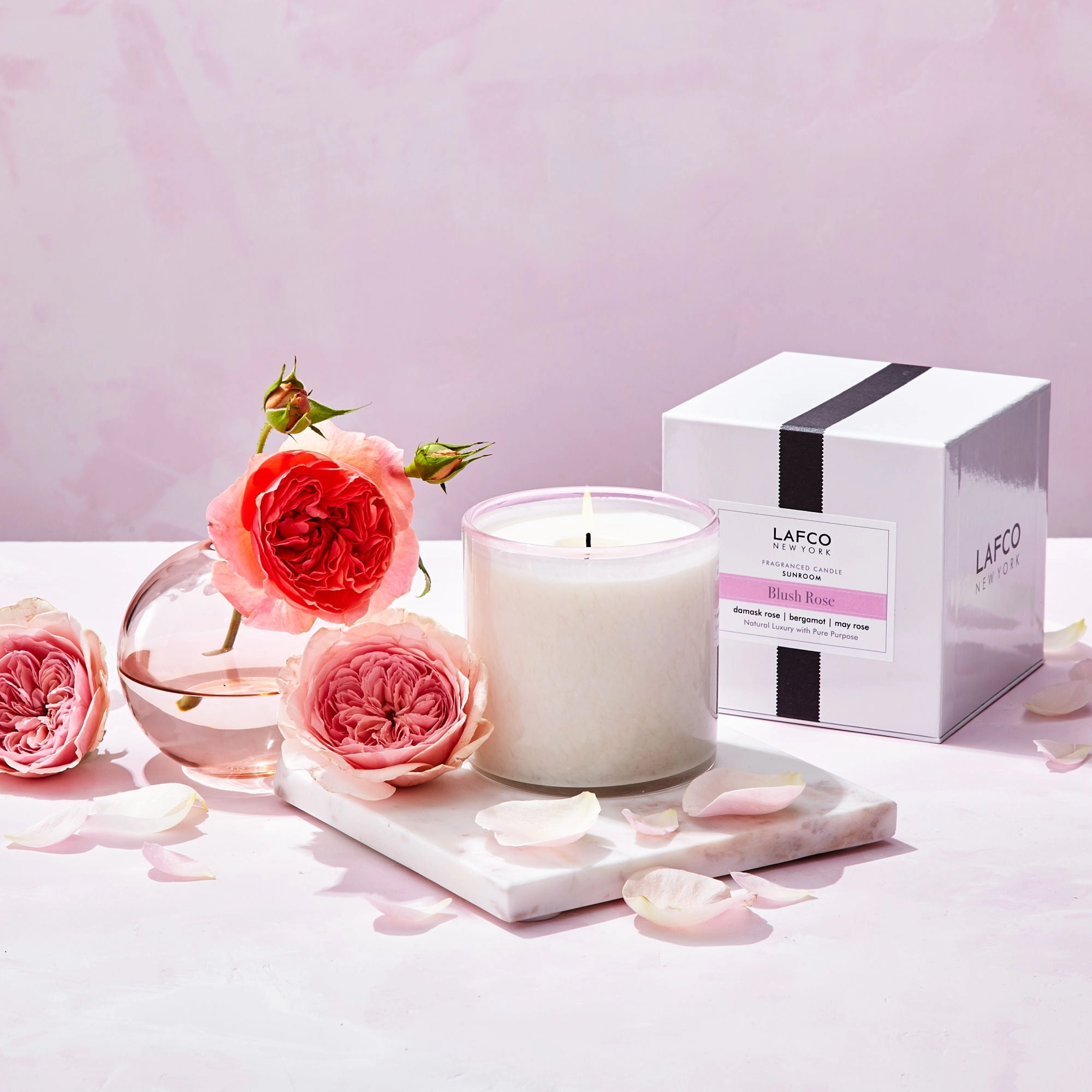 Blush Rose Signature Candle