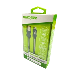 Charging Cable Indestructible USB to Lightning 4FT 2.4 Amp - 3 Pieces Per Pack 24600