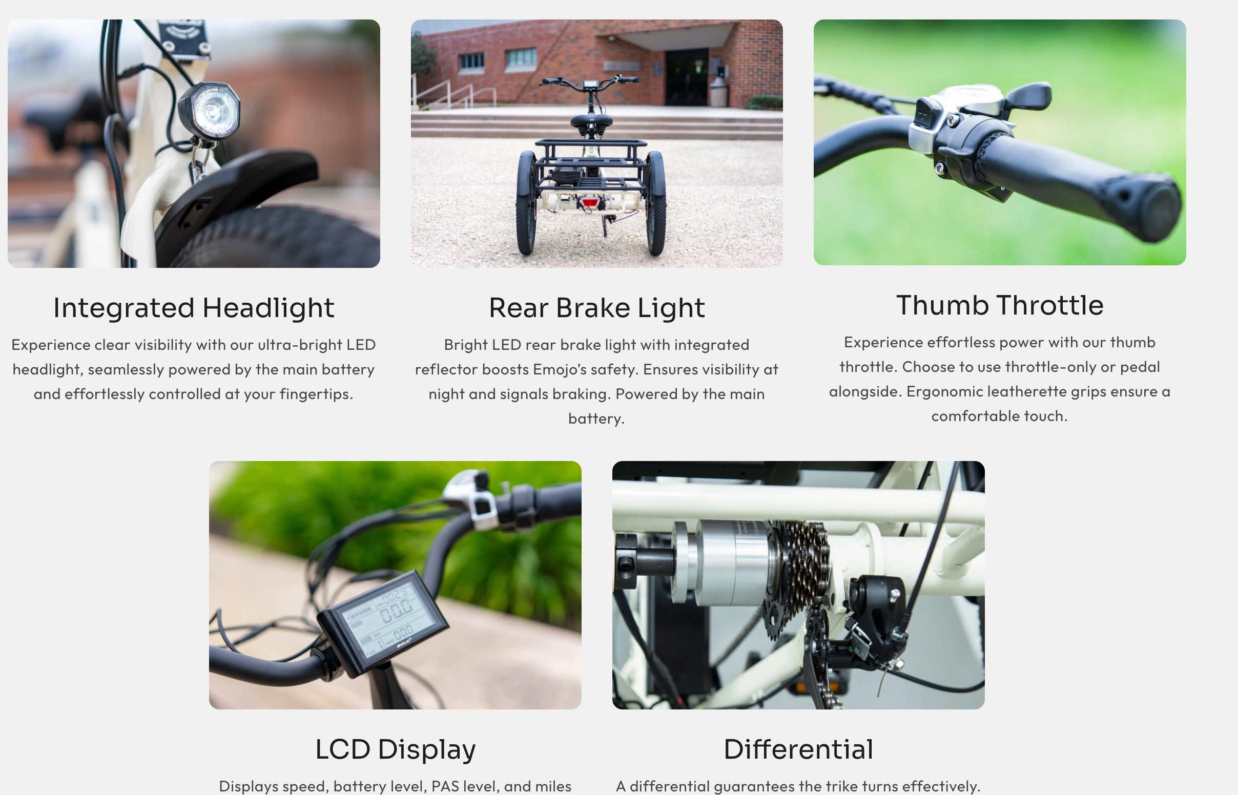 Emojo Bull Electric Trike Bike