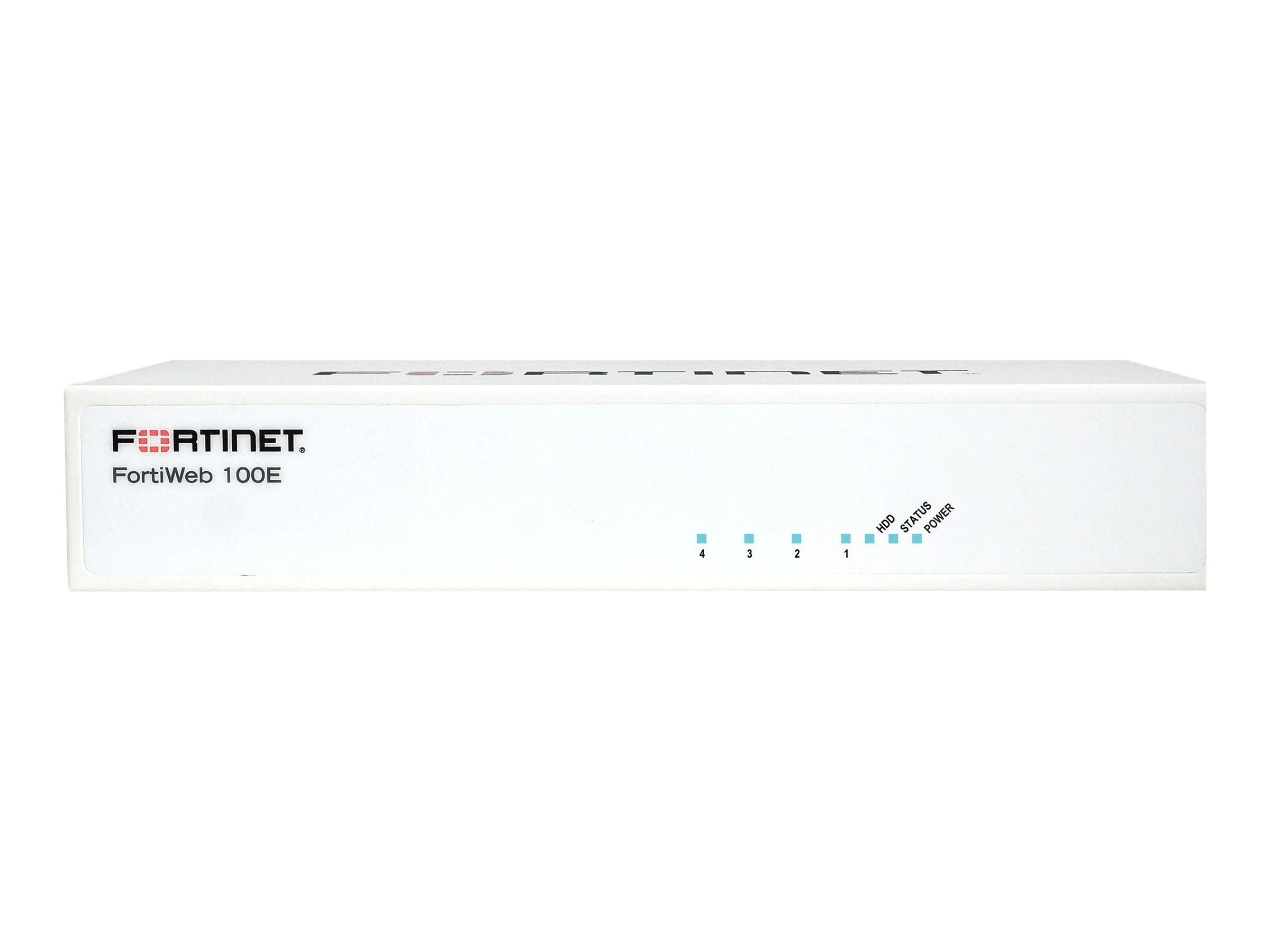 Fortinet FortiWeb 100E - Security appliance - with 3 years 24x7 FortiCare and FortiWeb Advanced bundle - 4 ports - 1GbE - desktop FWB-100E-BDL-580-36