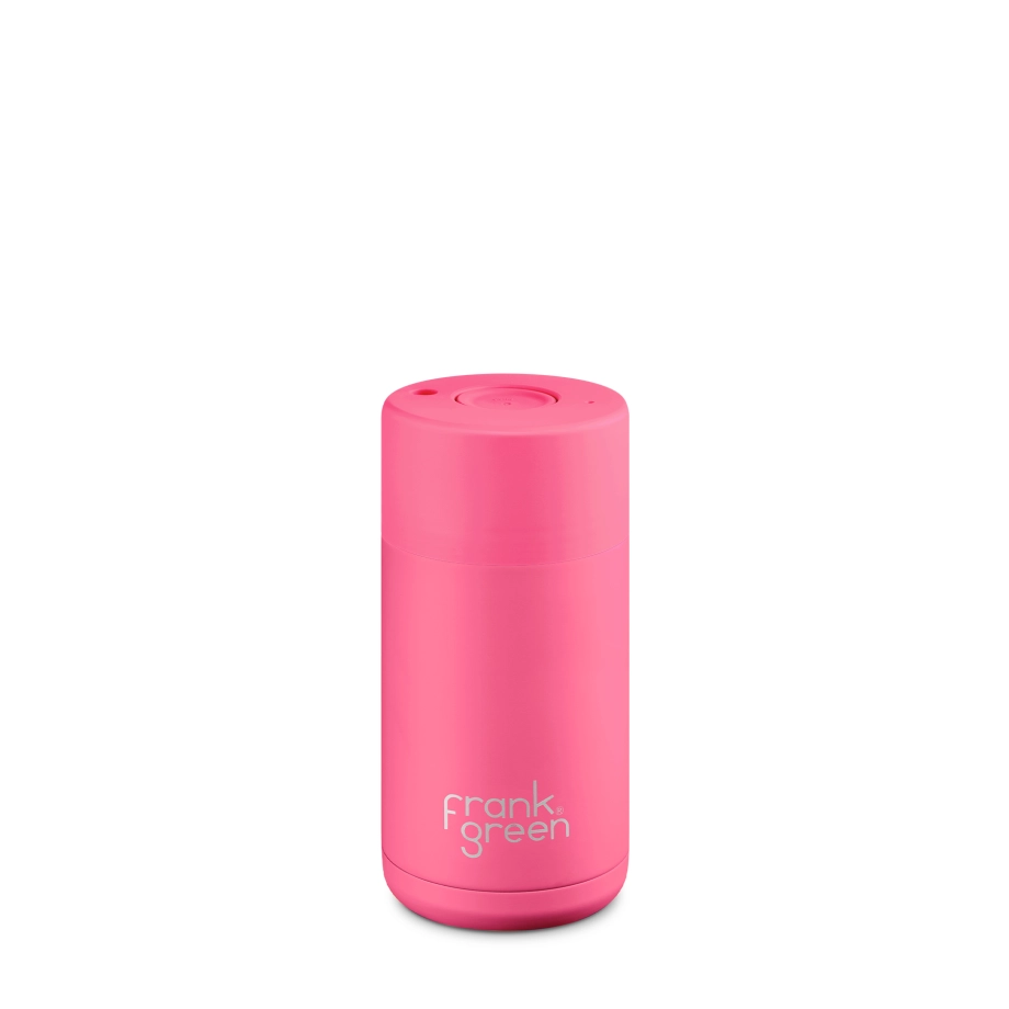 Frank Green 12oz/355ml Reusable Cup Neon Pink