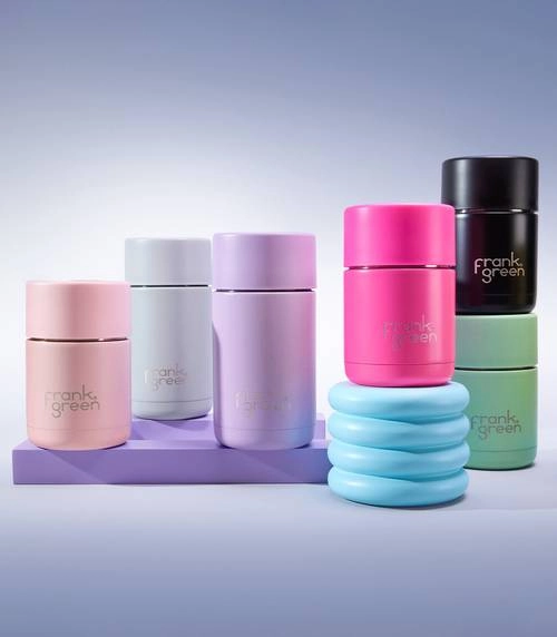 Frank Green 12oz/355ml Reusable Cup Neon Pink