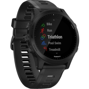 Garmin Unisex Smartwatch - Forerunner 945 Black Dial Silicone Strap | 010-02063-00