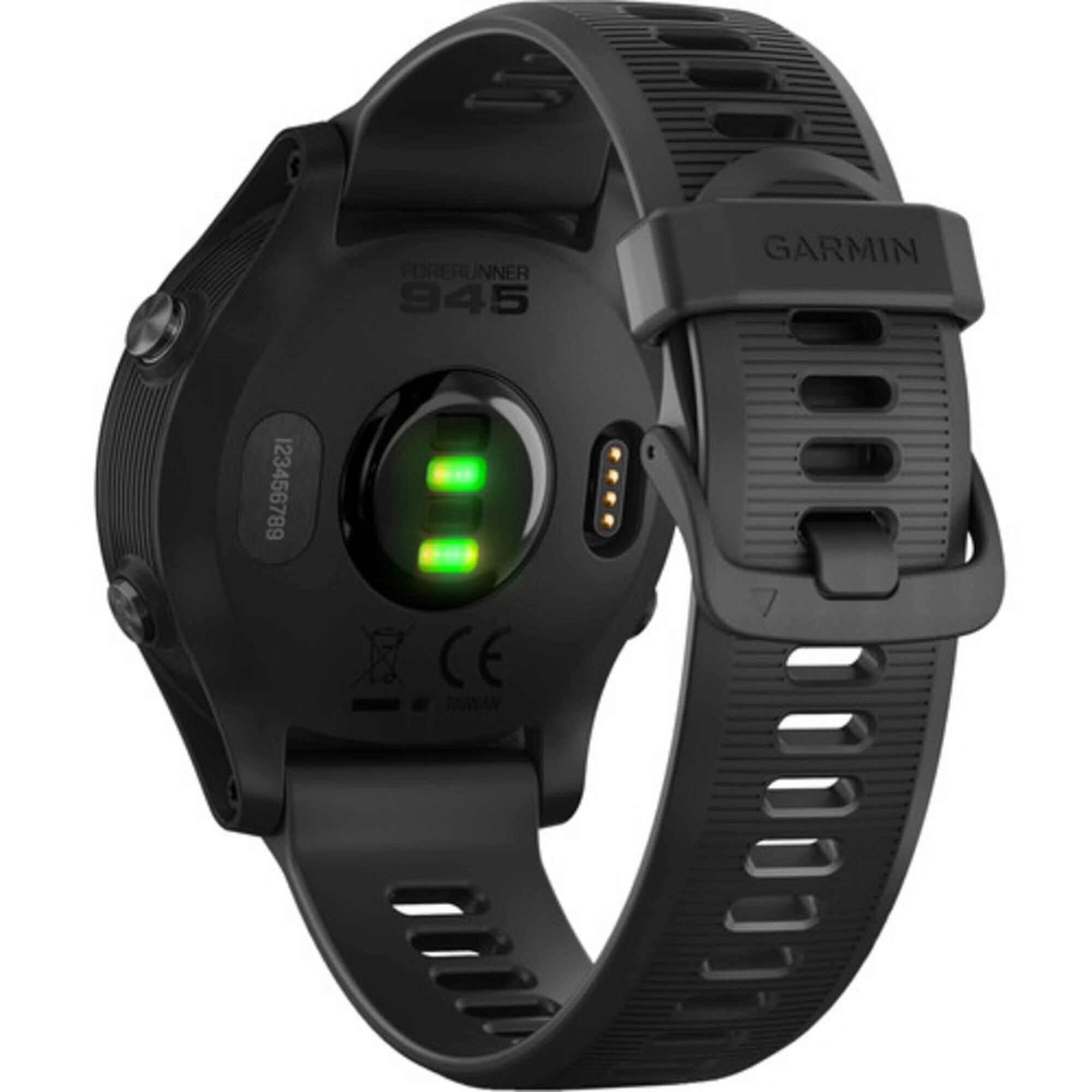 Garmin Unisex Smartwatch - Forerunner 945 Black Dial Silicone Strap | 010-02063-00