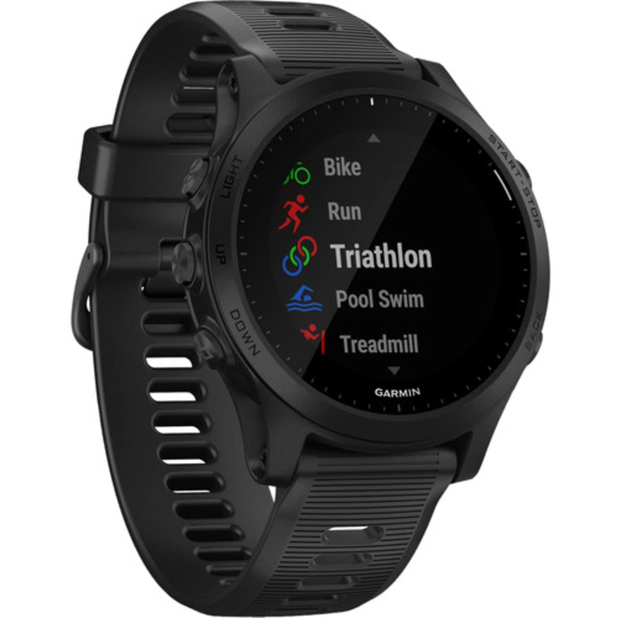 Garmin Unisex Smartwatch - Forerunner 945 Black Dial Silicone Strap | 010-02063-00