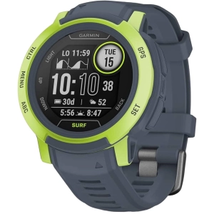 Garmin Unisex Smartwatch - Instinct 2 Surf Edition Blue Rubber Strap | 010-02626-12