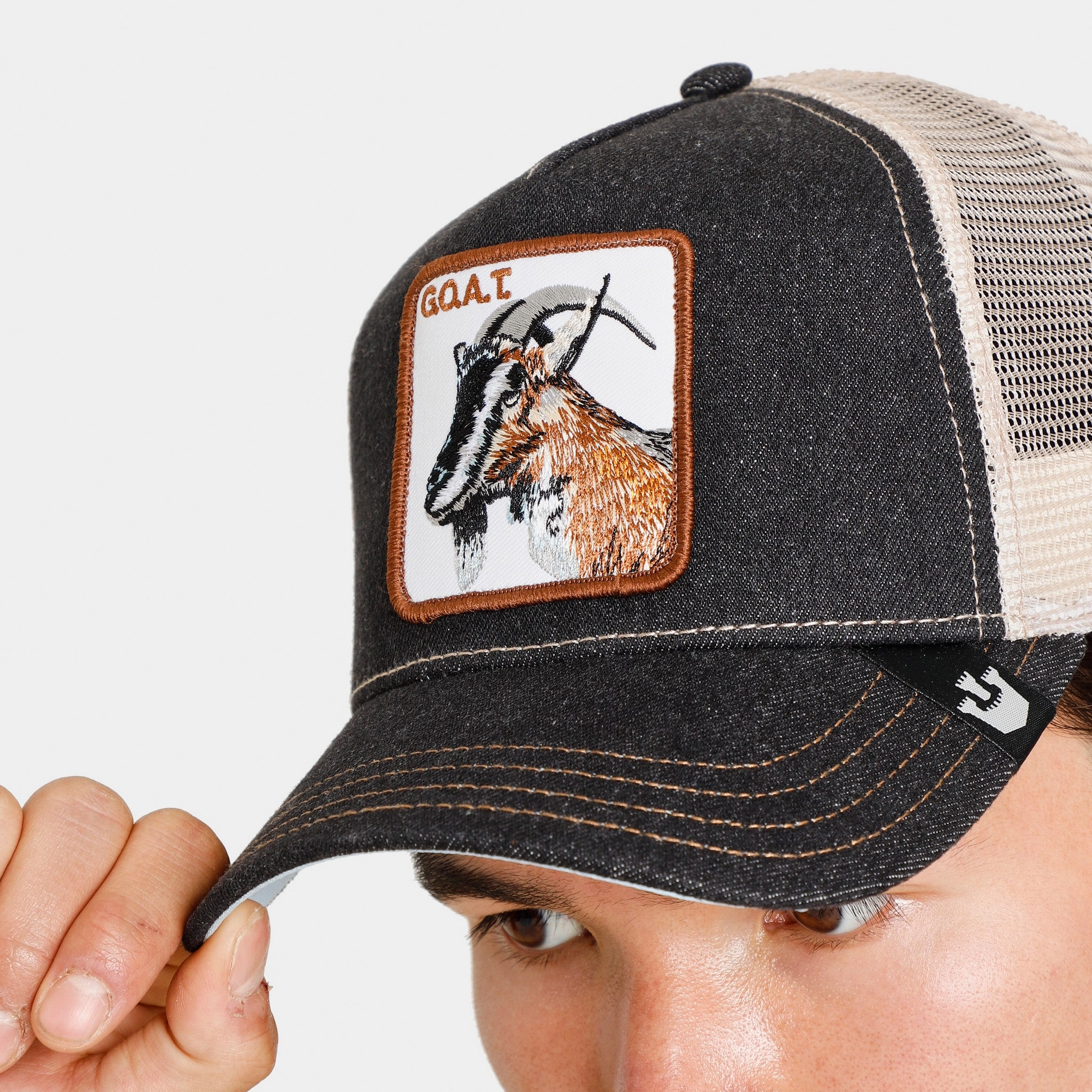 Goorin Bros. The Goat Trucker Hat / Charcoal