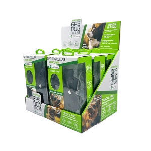 GPS Dog Collar Tracker Apple Find My™ Compatible - 6 Pieces Per Retail Ready Display 25750