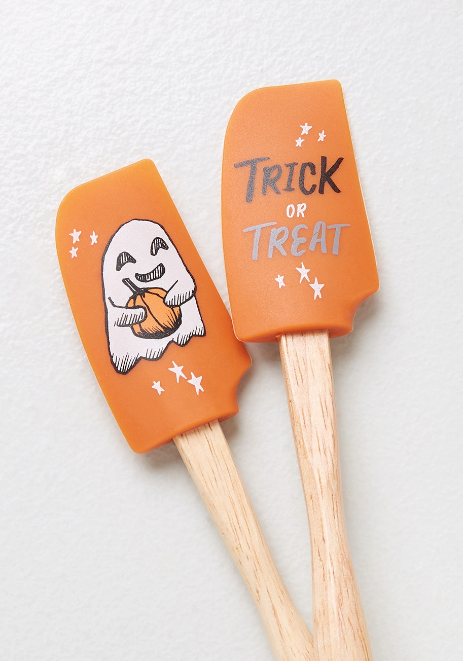 Here For the Treats and Boos Spatula Set