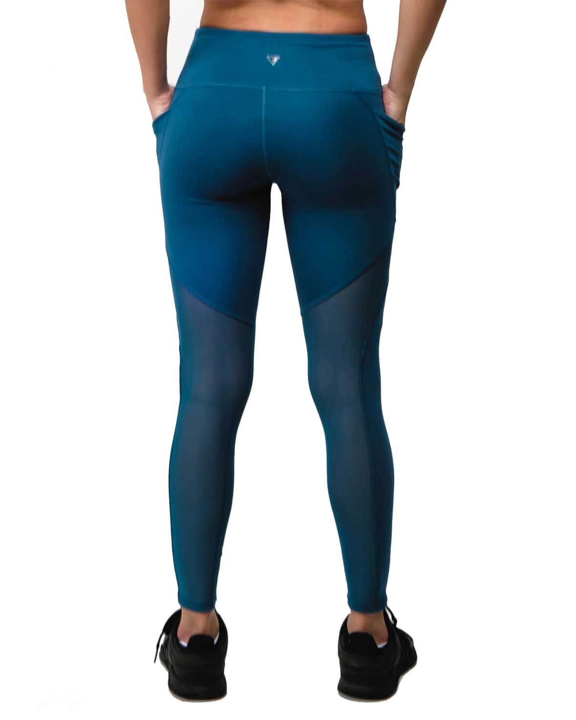High-Rise Mesh Legging with Pockets