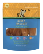 Honey I'm Home! Crunchy Ears Natural Honey Coated Buffalo Chews