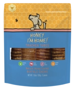 Honey I'm Home! Trachea Tubes Natural Honey Coated Buffalo Chews