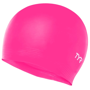Latex Swim Cap Fluorescent Pink
