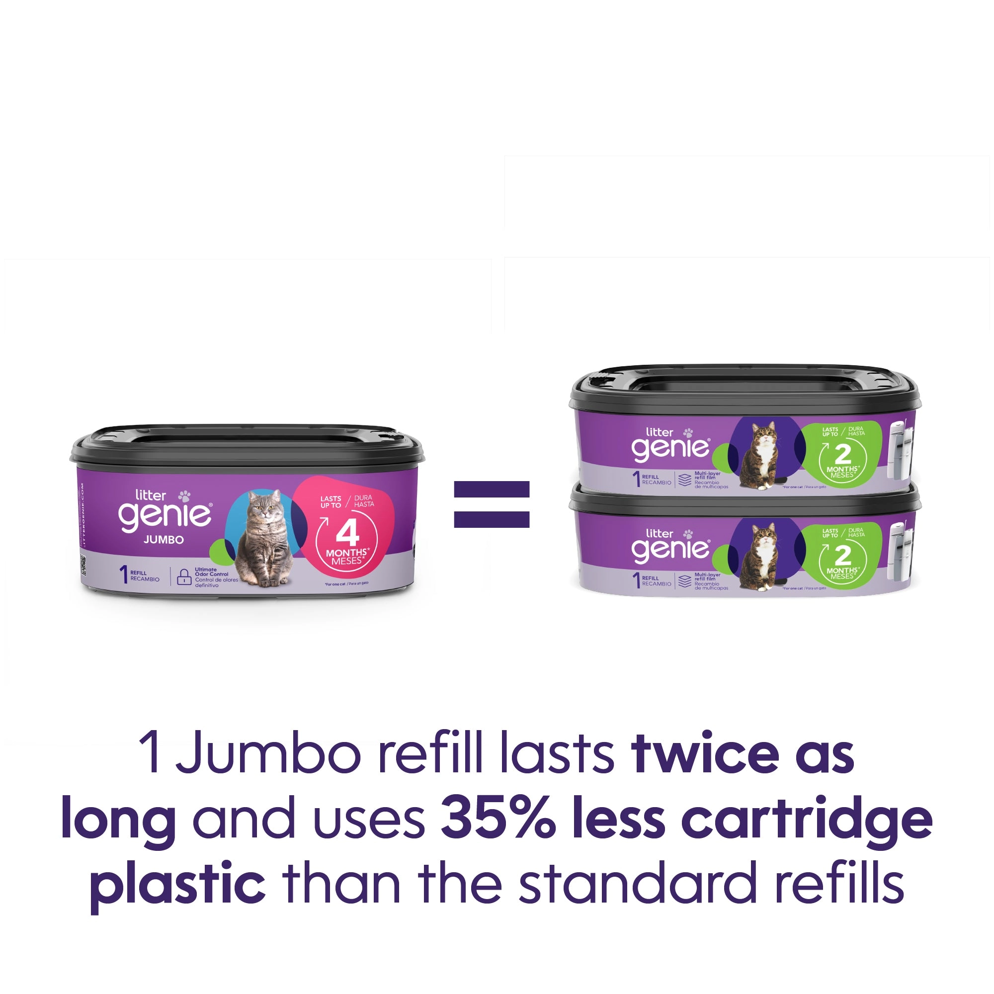 Litter Genie Jumbo Refill 1pk