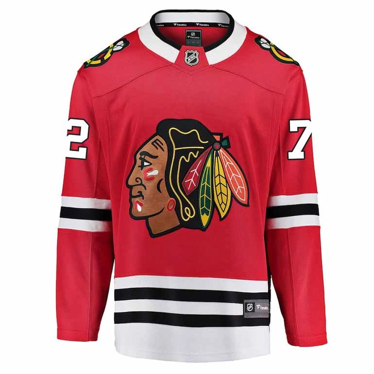 Men's Alex Vlasic Chicago Blackhawks Red Home Fanatics Breakaway Premium Replica Jersey