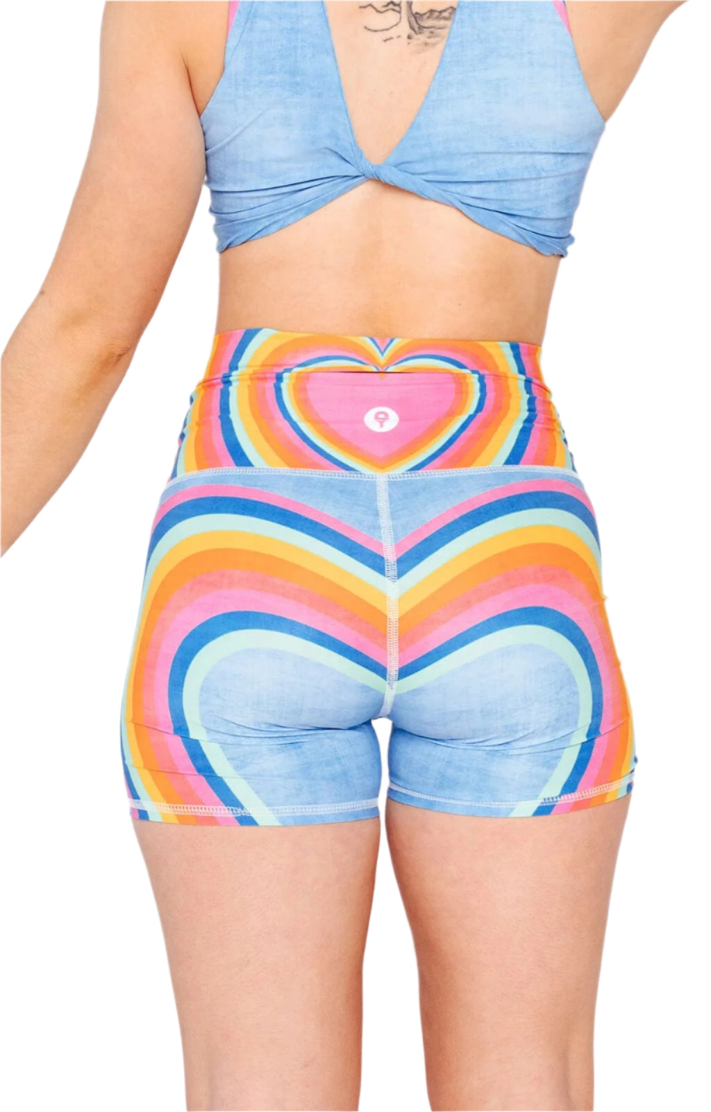 Movement Short in Rainbow Love by Yoga Democracy