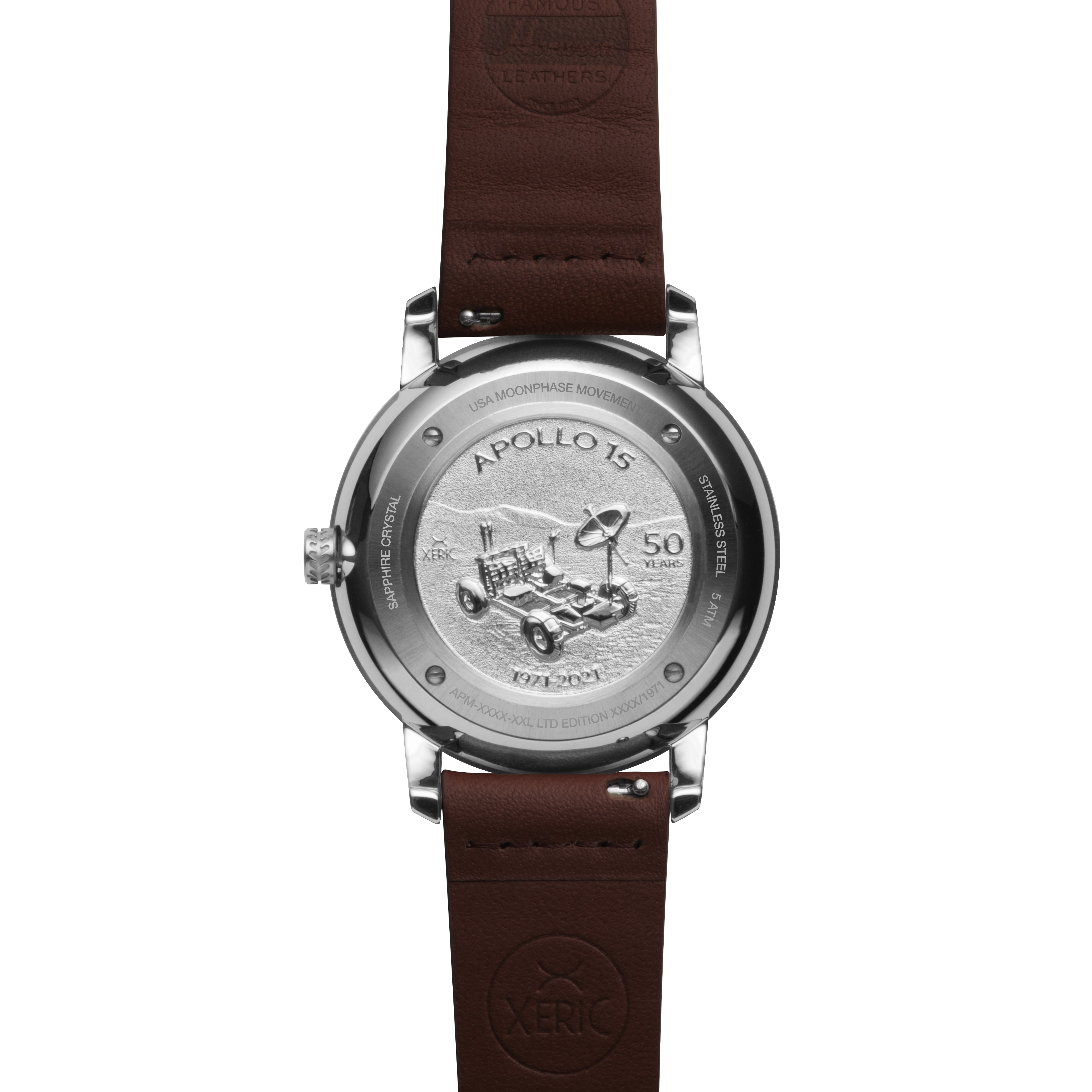 NASA Apollo 15 American Moonphase Brown Cosmos