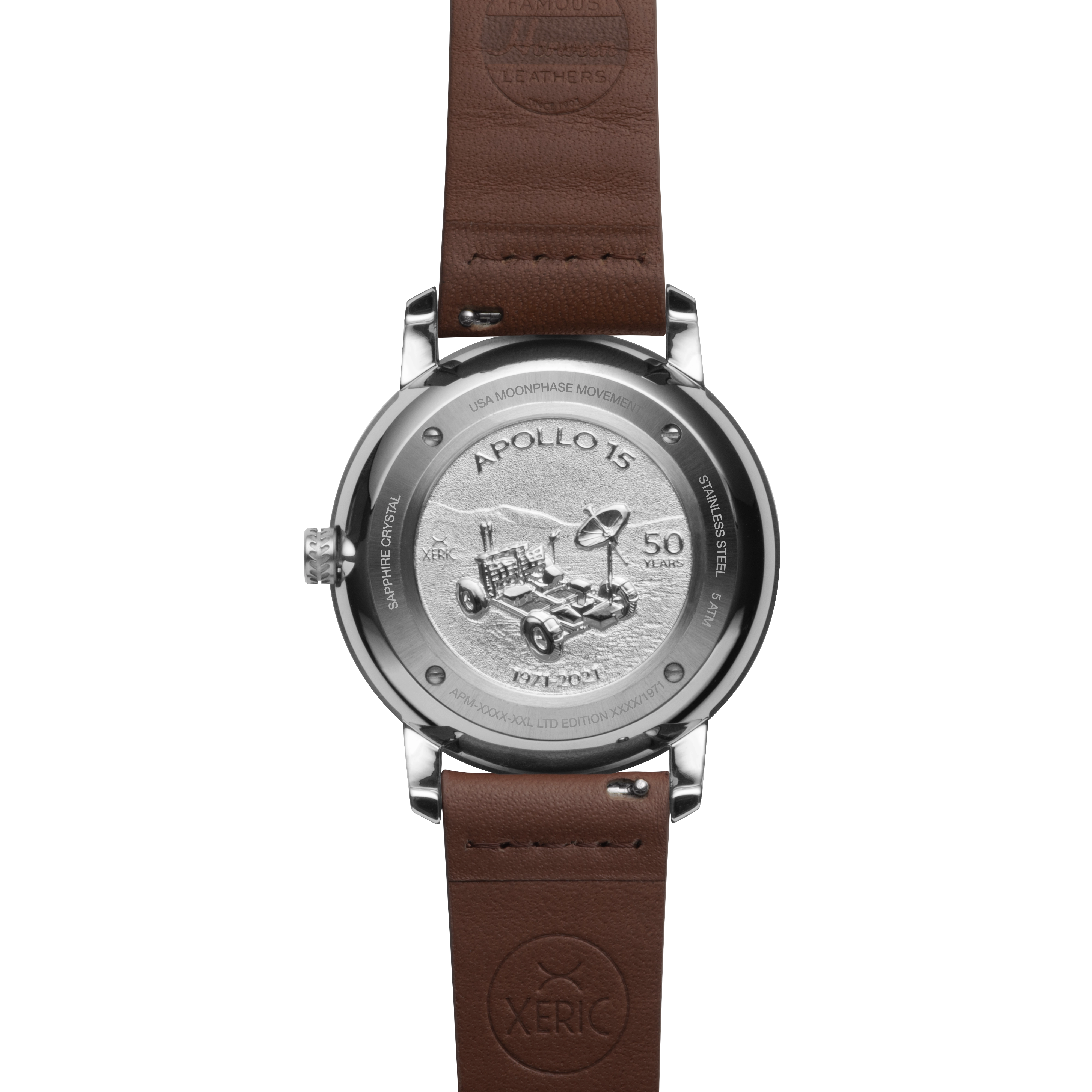 NASA Apollo 15 American Moonphase Cosmic Nebula