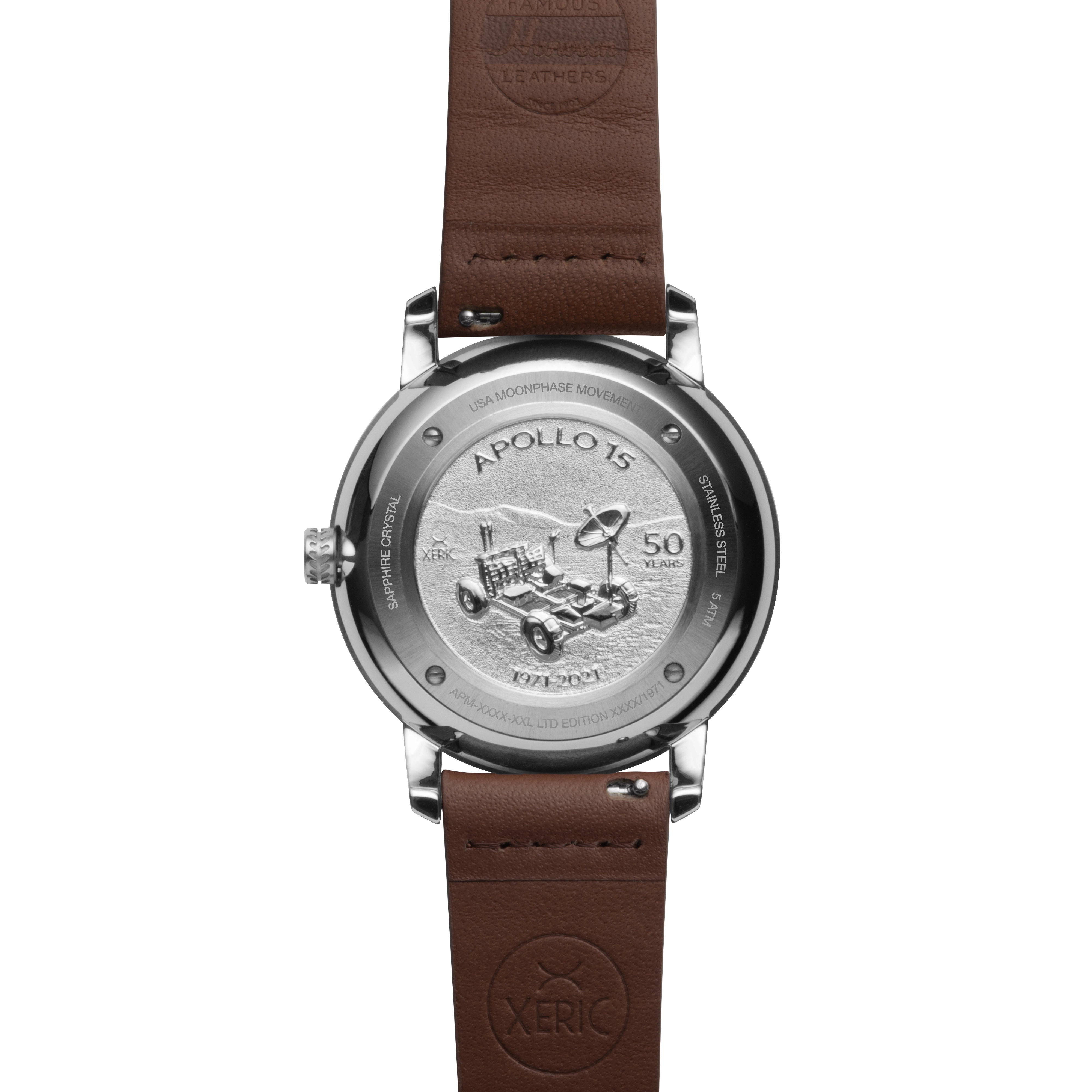 NASA Apollo 15 American Moonphase Cosmic Nebula