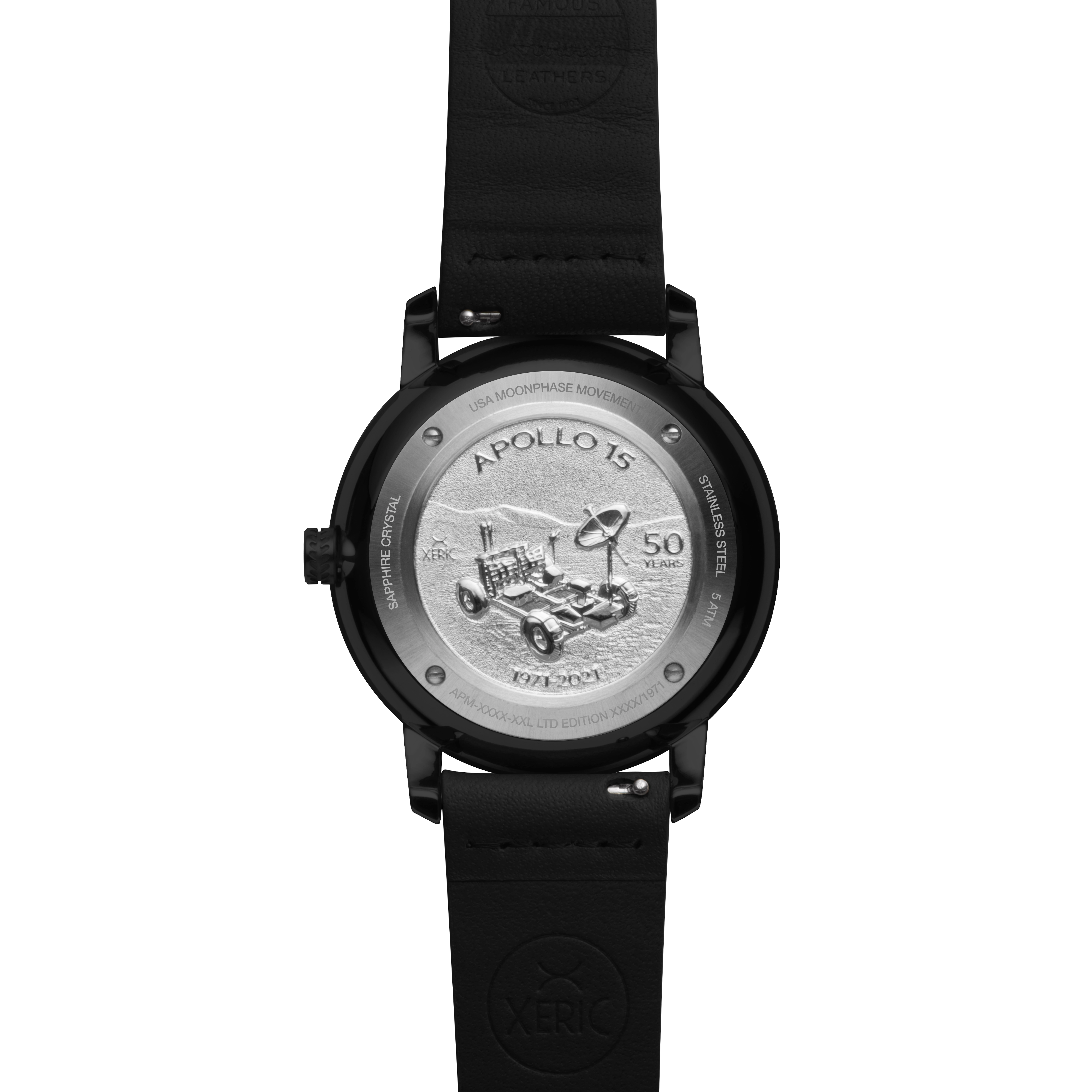 NASA Apollo 15 American Moonphase Deep Space Purple