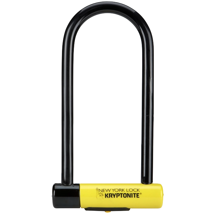 New York LS U-Lock, 4" x 10.25" - Black/Yellow