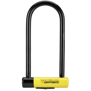 New York LS U-Lock, 4" x 10.25" - Black/Yellow