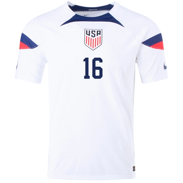 Nike United States Authentic Match Jordan Morris Home Jersey 22/23 (White/Loyal Blue)