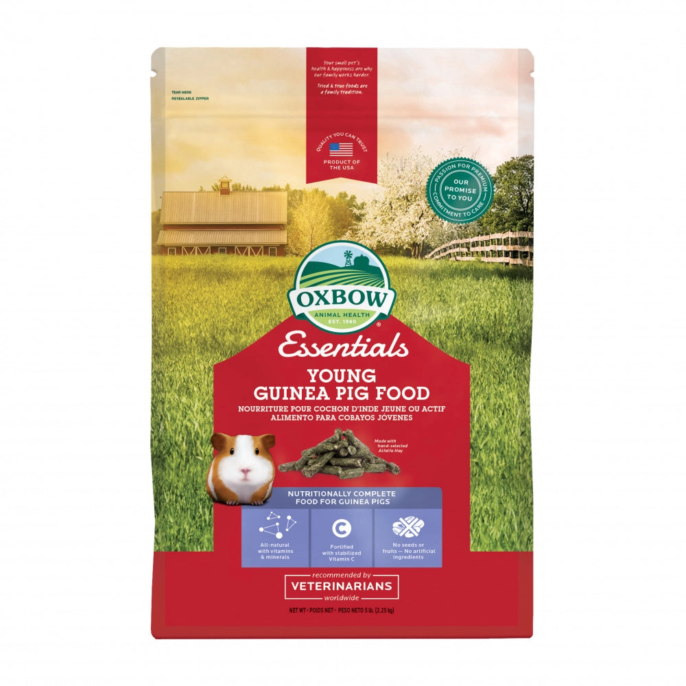Oxbow Animal Health Essentials Young Guinea Pig Food All Natural Guinea Pig Pellets