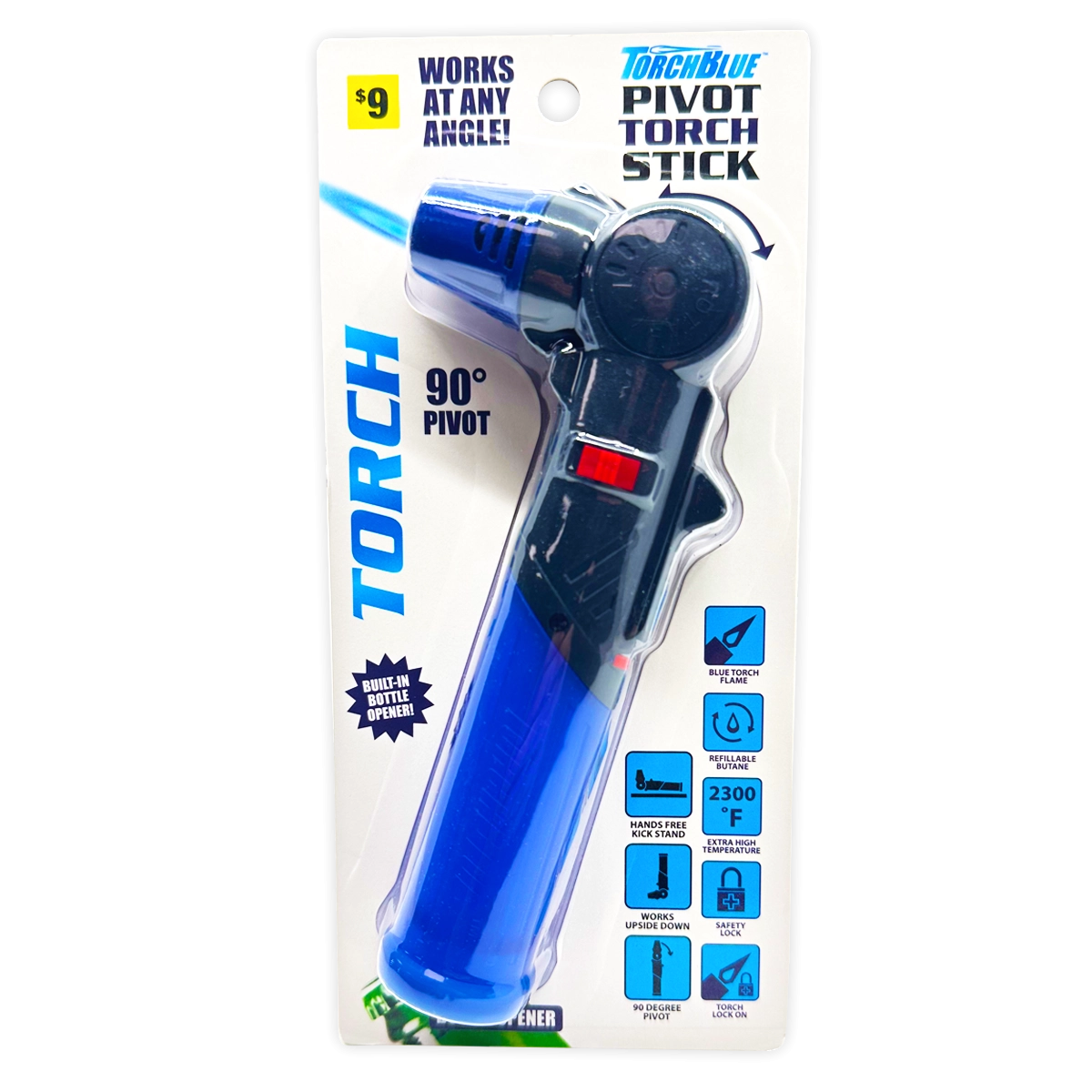 Pivot Torch Stick Lighter - 4 Pieces Per Retail Ready Display 41522