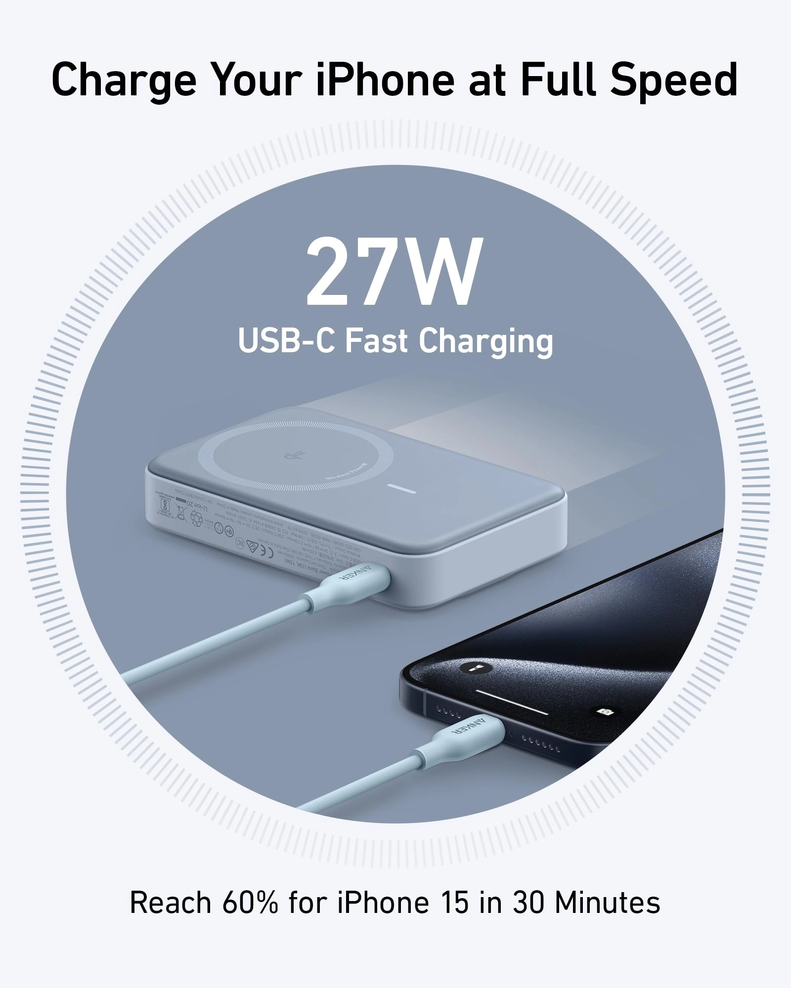 Refurbished Anker MagGo Power Bank (10K)