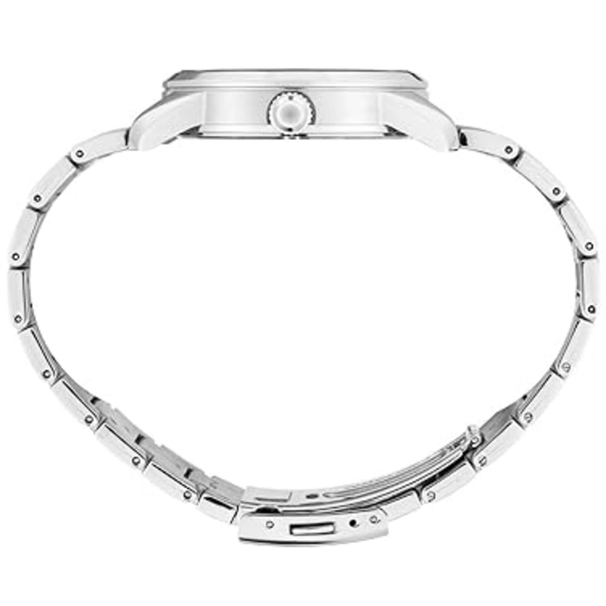 Seiko Men's Watch - Solar Powered Blue Dial Silver Stainless Steel Bracelet | SNE525