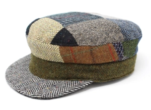 Skipper Cap Patchwork Tweed