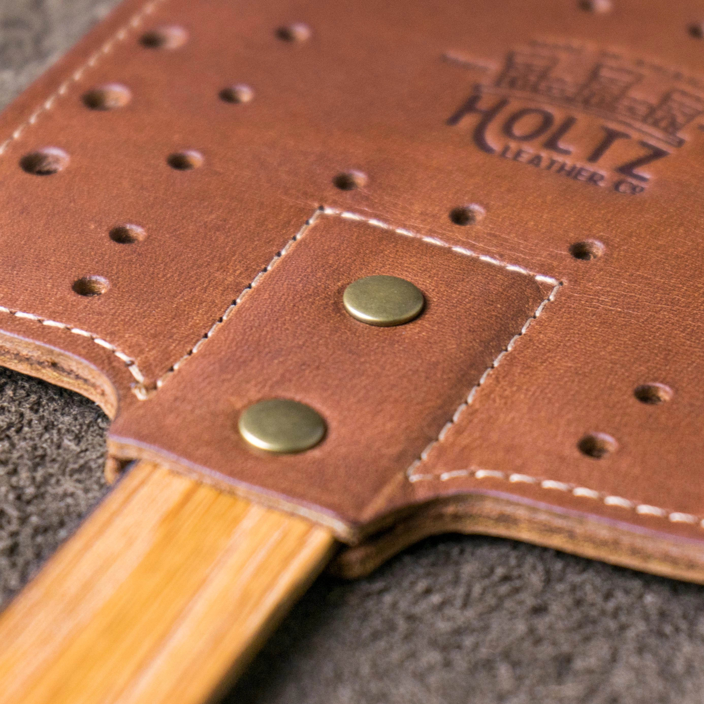 The Personalized Front Porch Tennessee Whiskey Barrel Handle & Leather Flyswatter