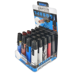 Torch Stick Bottle Opener Lighter - 20 Pieces Per Retail Ready Display 23895