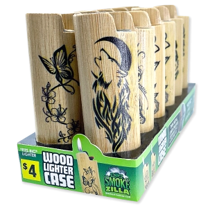 Wood Lighter Case - 12 Pieces Per Retail Ready Display 41349